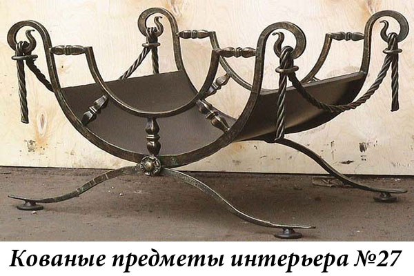 Эксклюзивные кованые предметы интерьера №27