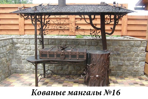 Эксклюзивные кованые мангалы №16