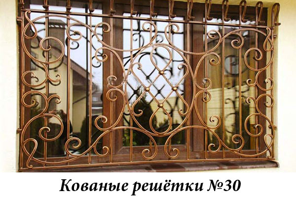 Эксклюзивные кованые решётки №30